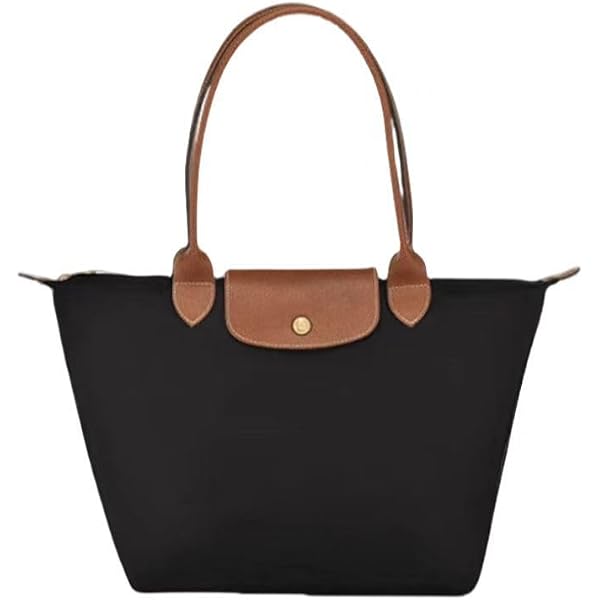 Sac Fourre-Tout Tote Bag Imperméable Noir - Format Moyen, Bandoulière, Neuf Avec Étiquettes
