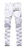 Men's Biker Skinny Denim Jeans