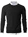 GIVON Mens Slim Fit Light Weight Crew-Neck Pullover Sweater