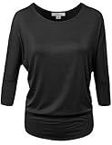 FPT Womens 3/4 Dolman Sleeve Loose Fit Top (S-3XL)
