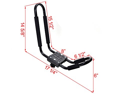 TMS-J-Bar-Rack-HD-Kayak-Carrier-Canoe-Boat-Surf-Ski-Roof-Top-Mounted-on-Car-SUV-Crossbar-w-Free-Cell-Phone-Case TMS-J-Bar-Rack-HD-Kayak-Carrier-Canoe-Boat-Surf-Ski-Roof-Top-Mounted-on-Car-SUV-Crossbar-w-Free-Cell-Phone-Case