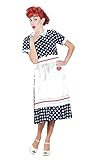 Adult I Love Lucy Polka Dot Dress Costume, Ladies Plus (Dress Sizes 18-22)