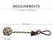 DODODO Dog Rope with Tug, Interactive Rope Chew Toys with Cotton Ball for Medium to Large Breeds and Big Puppies