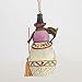 Jim Shore Heartwood Creek Winter Scene Snowman Stone Resin Hanging Ornament, 4.625”