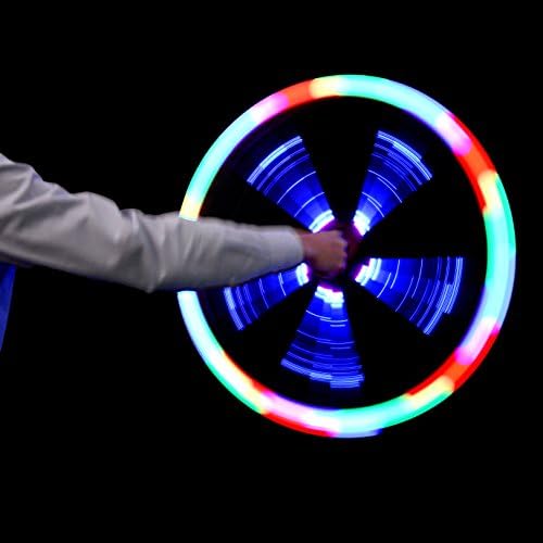 LED Spinning Toy,Original Colour Glow Stick Colorful Flash Light Toy Great Gift For Children Kids(Set of 3)