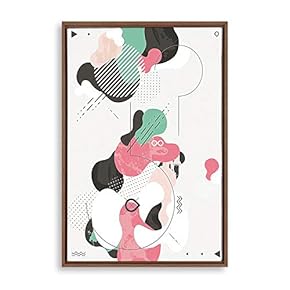 Framed Nordic Style Home Artwork for Living Room Bedroom