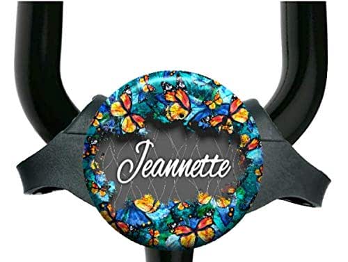 Amazon.com: Blue Butterflies Stethoscope Tag - Adjustable ...