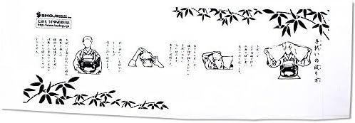 Washcloths TENUGUI The design explaining how are covered with a towel Japanese hand towels Cotton 100% White
