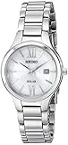 Seiko Women's SUT207 Analog Display Analog Quartz Silver Watch