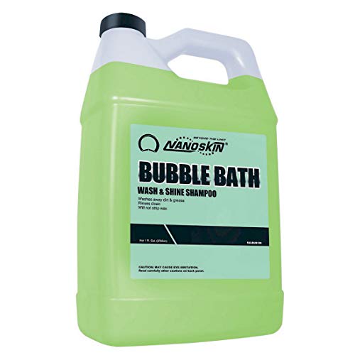 Nanoskin BUBBLE BATH Car Wash and Shine Shampoo [NA-BUB128], 1 Gallons