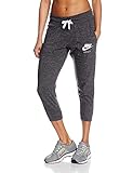 Nike Womens Gym Vintage Capris Anthracite/Sail 726053-060 Size Small