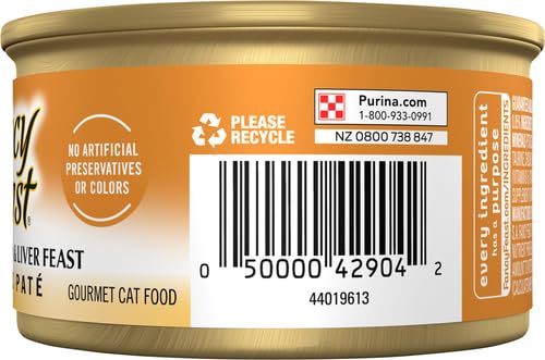 FANCY FEAST LIVER & CHICKEN GOURMET CAT FOOD, 3 OZ