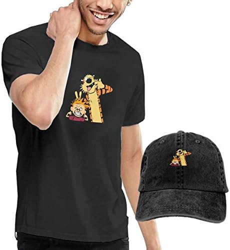 Allan J Beasley Basic Soft Men's T-Shirts with Snapback - Calvin and Hobbes