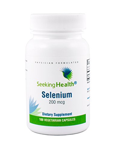 Selenium | 200 mcg Natural SelenoExcell High Selenium Yeast | 100 Vegetarian Capsules | Seeking Health