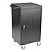 Fat Catalog 30-Device Mobile Charging Station for Laptops and Tablets, Lockable Charging Cart with Wheels for 30 Tablets/Chromebooks, Black