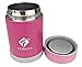Thermos for Kids By Fenrici, 10 oz, No Plastic Contact With Hot Food, Hot or Cold Food Lunch Container For Kids, BPA-Free, Double-Wall, Durable Stainless Steel Vacuum Insulated Food Jar, Pink