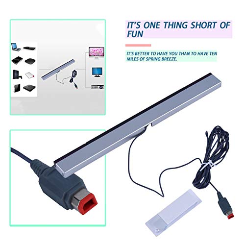 hydens Replacement Infrared TV Ray Wired Remote Sensor Bar Reciever Inductor for Nintend for Wii for Wii U Console