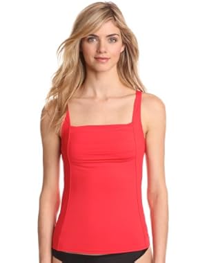 Calvin Klein Women's Pleat Tankini