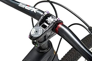 FUREEY Mountain Bike Stem,31.8mm 50mm Bicycle Stem Aluminum Short Handlebar Stem Riser Ultra-Light MTB BMX DH FR for Most Bicycle, Road Bike, Mountain Bike, Cycling Handlebar Accessories