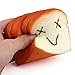 Pursuestar Kawaii Slow Rising Squishy Slice Toast Random Expression Phone Card Holder Hand Pad Fun Toy Gift
