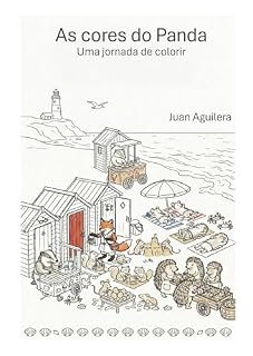 Livro As Cores do Panda: Vol.1: Uma jornada de colorir
