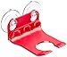 WaveHooks Bathtub Wine Glass Holder - Red