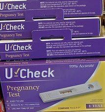 U-CHECK Pregnancy Test "over 99% Accurate" Compare to " e.p.t. " 5 Pack
