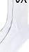 RVCA Men's VA Sport Socks, White, One Size