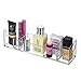 InterDesign Med+ - Makeup and Medicine Cabinet Multi-Level Organizer with Buil-In-Handles - Clear - 3 x 12 x 3 inches