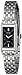 Seiko Women's SUP043 Stainless Steel and Black Dial Baguette Solar Watch