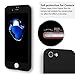 iPhone 7 Case, Coocolor [Perfect Fit] 360 Degree All-around Ultra Thin Full Body Coverage Protection Dual Layer Hard Slim Case + Tempered Glass Screen Protector For iPhone 7-Black