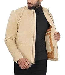Decrum Suede Jacket Men - Brown Leather Jackets For