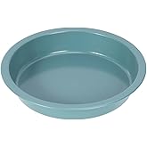 CHEFMADE Round Cake Pan, 8-Inch Non-Stick Pizza Pan and Pie Bakeware for Oven Baking (Green)