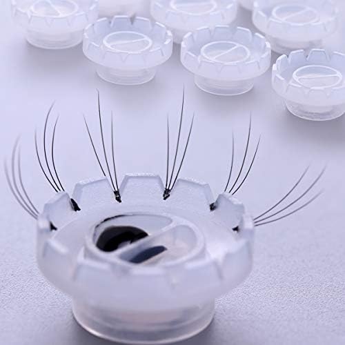 FAMILIFE 100 Pack Individual Eyelashes Extension Volume Lashes Fan 2018 New Design Speed Making Lashing Fan Glue Holder Supplies Tools