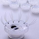 FAMILIFE 100 Pack Individual Eyelashes Extension Volume Lashes Fan 2018 New Design Speed Making Lashing Fan Glue Holder Supplies Tools