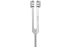 Cross Canada® 128 Hz Tuning Fork (C-128), 128 CPS Medical Tuning Fork with Fixed Weights for evaluating Hearing, vibratory Se