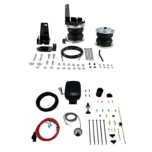 Air Lift 57340/25850 Set of Load Lifter 5000 Series Air Springs w/Load Controller Single Compressor System Bundle for Ford Excursion 4WD
