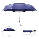 Lucear Travel Umbrella Automatic Open/close Strong Waterproof Umbrella - 3 Fold Compact for Easy Carrying Totes Bags
