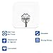 Silicone Collapsible Funnel Set for kitchen, Small and Large sizes (Pack of 4) Flexible Funnel with 4 Wall Hooks-Sunluk