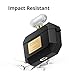 AirPods Pro Case-Airpods Pro Case Cover Keychain Drop Proof (Cute Silicone Skin for AirPods Pro Charging Case) with Fur Ball for Airpods 3 Perfume Bottle Gold with Strap Black(Front LED Visible)