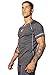 Men's Short Sleeve Tee Compression T Shirt Bodybuilding Workout Slim Fit, Large, Black