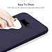 TORRAS [Love Series iPhone X Case 2017 (ONLY), Liquid Silicone Gel Rubber Shockproof Case Soft Microfiber Cloth Lining Cushion Compatible with iPhone X (2017), Midnight Blue