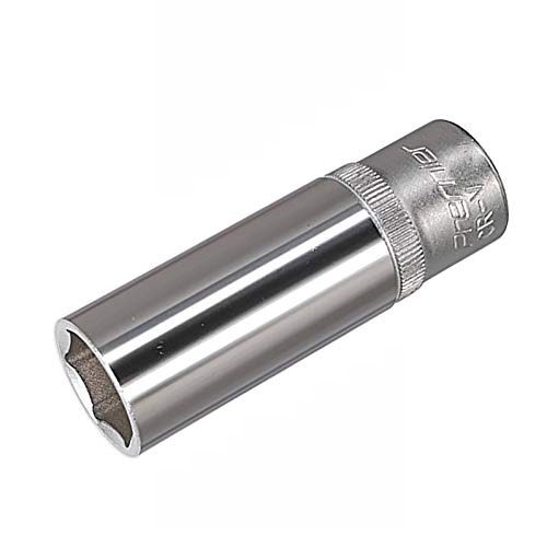 SUPERTOOL Deep Drive Socket 50MM 1/4" Square Drive Socket Fully Polished Long Reach Socket Metric 2PCS (10mm)