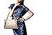 Deluxe Women 3 Piece Tote Bag Pu Leather Handbag Purse Bags Set (Gold)