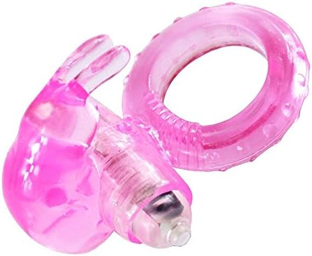 USUNO Men Delay Ring with Vibrating Massager Prolong Toy Stretchy Ring for Couple