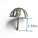 Peterbell Strive Urinal Strainer, Commercial Washout Urinal With Top Spud Filter funnel,Leaky cover,ceramics,White,Chrome finish (Chrome finish)