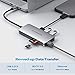 VANMASS USB C Hub, Premium 9 in 1 USB C Adapter with 4K HDMI, RJ45 Gigabit Ethernet Port, 4 USB 3.0 Ports, TF/SD Card Reader, 90W PD Port for MacBook/Pro/Air and More USB C Devices
