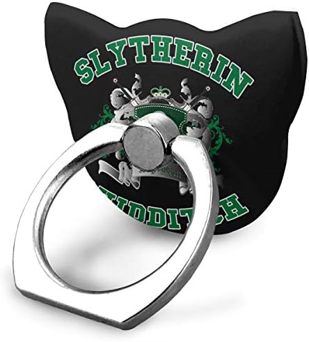 EdithL Harry Potter-Slytherin Quidditch 5 Cell Phone Finger Ring Stand, Car Mount 360 Degree Rotation Universal Phone Ring Holder Kickstand for iPhone/iPad/Samsung