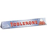 Toblerone Snowtop Swiss Milk & White Chocolate Bar, 3.52 oz