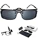 ElementsActive Over Glasses Wrap Around Polarized Fitover Sunglasses for Driving Sports Outdoors 100% UV Premium Case